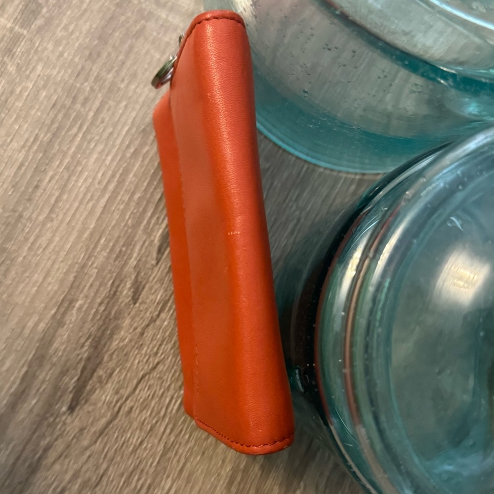 Fossil Wallet With Change Pouch In Orange - image 4